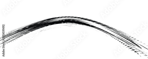 Tire tread marks, wheel textures, tire marks - car racing, motocross, drift, rally, off-road and others. Vector black isolated texture in grunge style with splashes.eps10