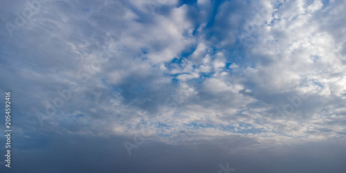 blue sky with clouds