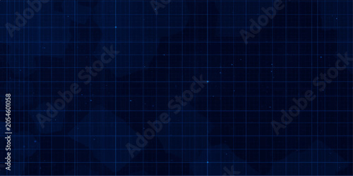 Minimalist engineering graph paper texture in deep navy blue tone