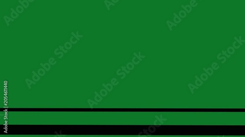 Background composition presenting a flat green surface with dual black horizontal lines serves as a clean base for layered graphic designs.