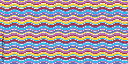wave gradient abstract wall background art