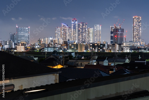 Εκτύπωση καμβά 武蔵小杉のタワーマンション群を望む都市
Night View of Musashi-Kosugi Tower Apartments in Kawasaki, J