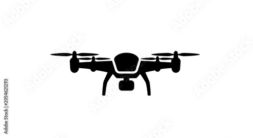 Photos Drone Aircraft with Four Propellers.