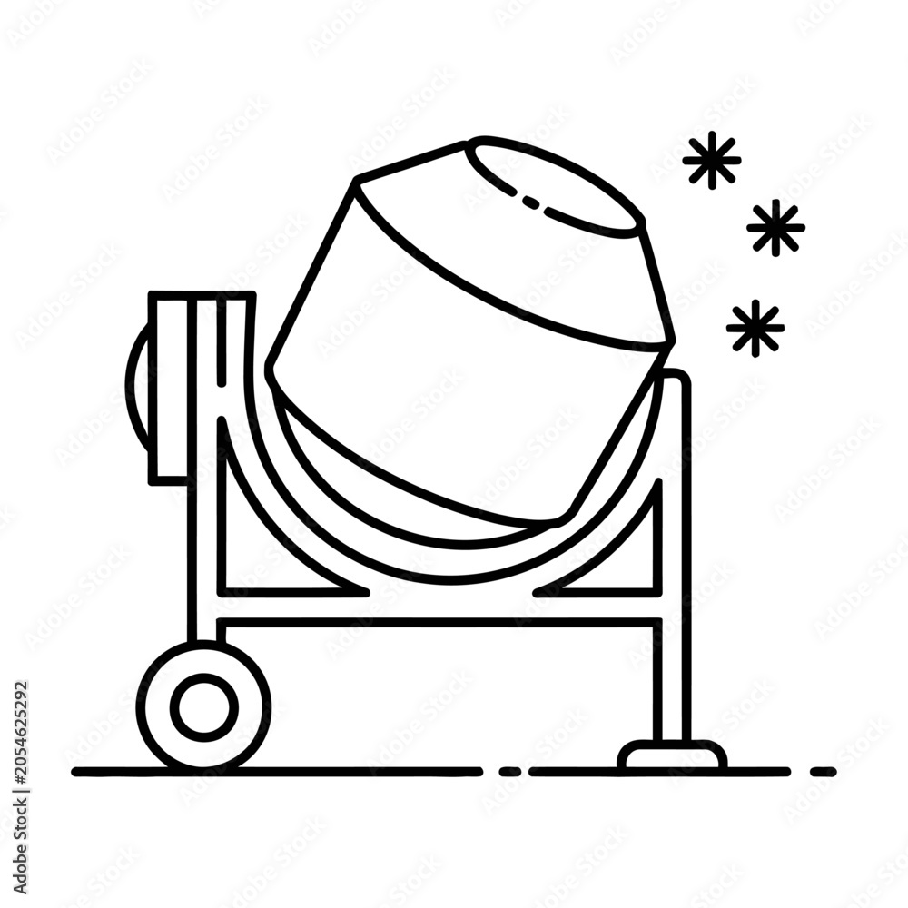 Fototapeta premium Vector of minimalist bathtub with towel and soap stars