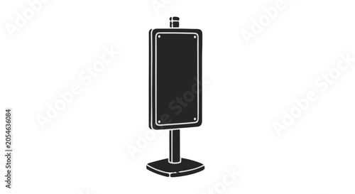 Digital Signage Display on Stand.