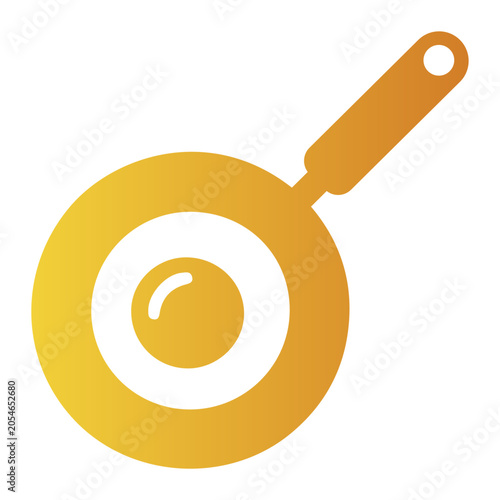Tableau sur toile The frying pan handle is on fire indoors