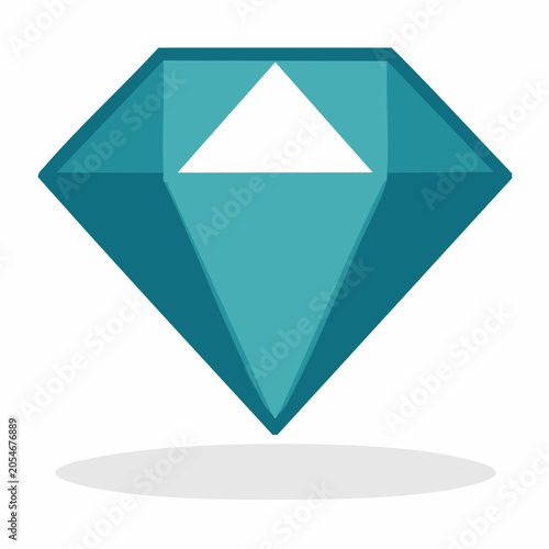 Turquoise Diamond Icon