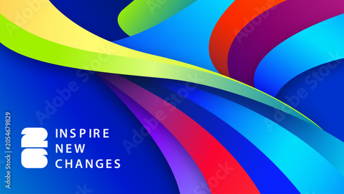 Colorful Abstract World Cup Background Illustration