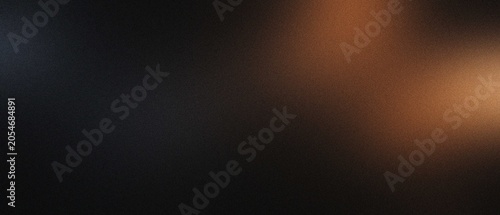 Bild auf Leinwand Dark textured background with warm light gradient for abstract design and brandi