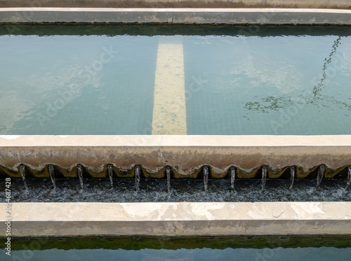 Industrial Water Treatment Clarifier with Sawtooth Weir Overflow