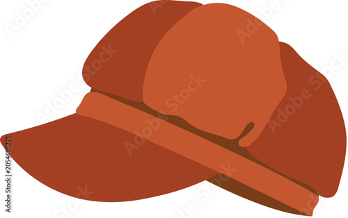 orange cap vector