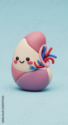 Cute purple and pink bunny plush toy with bow.