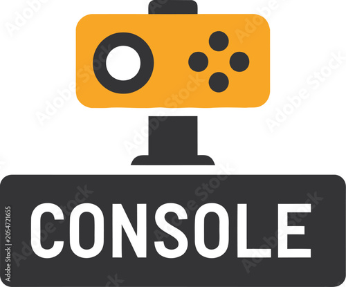 Console Gaming Icon - A Symbol of Entertainment and Digital Play.
