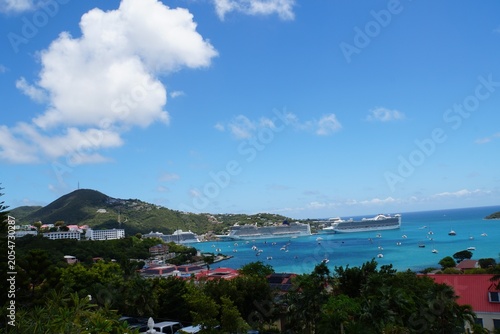 Saint Thomas view from Blackbeard's Castle, Saint Thomas - U.S. Virgin Islands	
