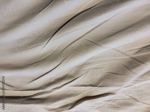 Crumpled fabric texture background