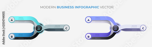 business process infographic template with workflow corporate roadmap diagram editable presentation vector set