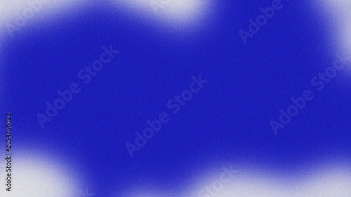 Vibrant blue and white gradient with soft rounded shapes and blurred edges in a modern composition