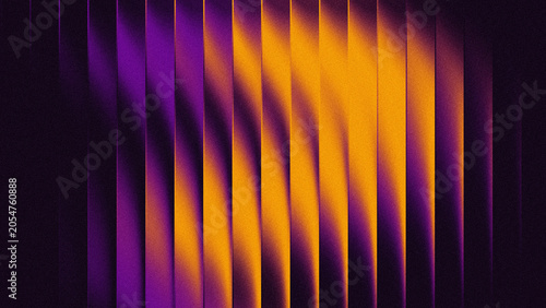 Canvas Print Abstract grainy gradient background with vertical lines pattern