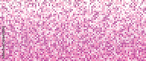 Glittering mosaic tiles with reflective light and glow. Sequin pink disco texture for party posters and fashion backdrops. vektor design