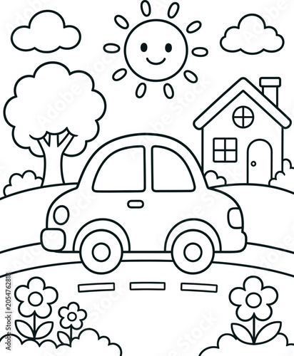 Bold & Easy Coloring Pages