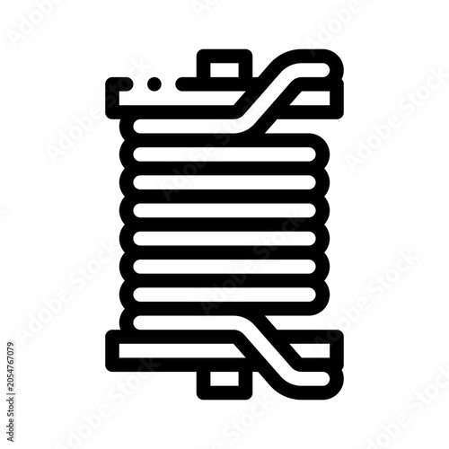 Fotografie coil line icon