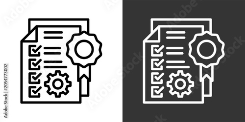 Photos Project Charter Black And White Multiple Style Icon Set Collection Pack Vector I