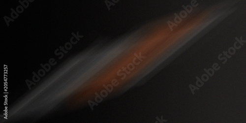Foto Abstract background with glowing orange and white light rays moving diagonally across dark moody blurred backdrop