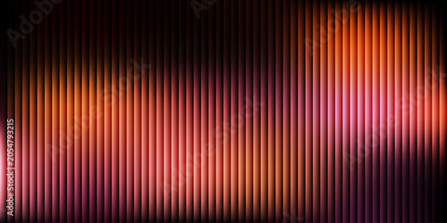 Obraz na plátně Abstract background with vertical lines and glowing gradients in orange and deep red tones reflecting heat energy themes perfect for dynamic digital design web interface or artistic layouts