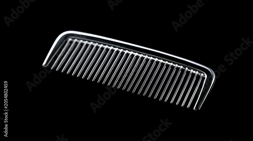 Black Comb on Black Background / 黒背景の黒いコーム