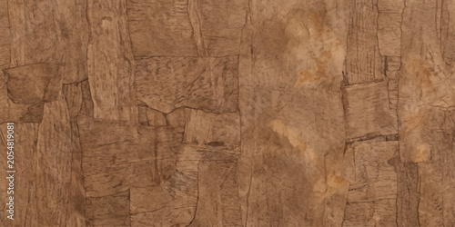 Φωτογραφία Authentic Mexican Amate Handmade Bark Paper Texture Background — Abstract Dark B