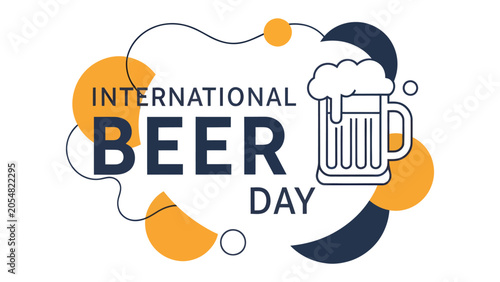 Bild auf Leinwand International Beer Day Celebration