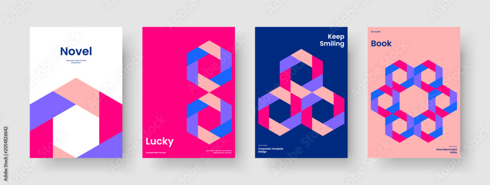 Obraz premium Abstract Poster Layout. Modern Background Template. Isolated Business Presentation Design. Report. Flyer. Book Cover. Brochure. Banner. Advertising. Portfolio. Magazine. Newsletter. Pamphlet