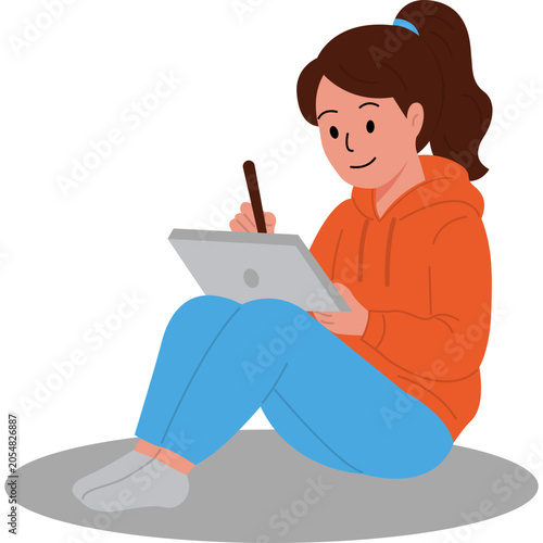 Drawing Activity Illustration