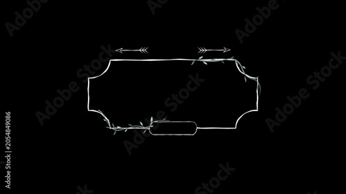 Amazing Wedding Title Frame 01