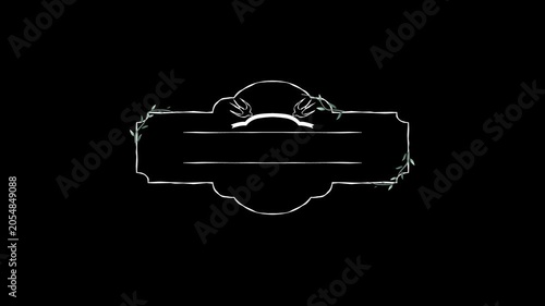 Amazing Wedding Title Frame 02