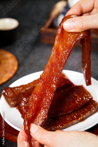 Fotografie Traditional Brown Sugar Candy - Authentic Handmade Gourmet Dessert