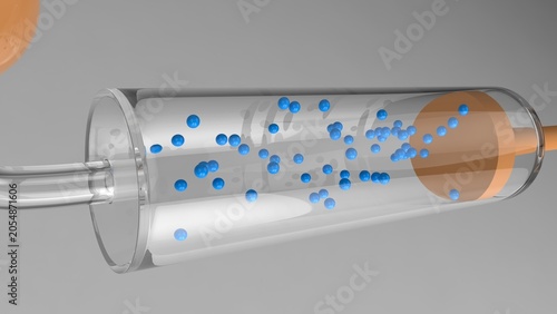 Εκτύπωση καμβά Boyle's Law states that the pressure of a given mass of an ideal gas is inversely proportional to its volume, provided the temperature and amount of gas remain constant