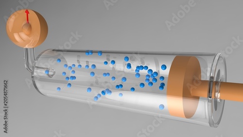 Canvastavla Boyle's Law states that the pressure of a given mass of an ideal gas is inversely proportional to its volume, provided the temperature and amount of gas remain constant