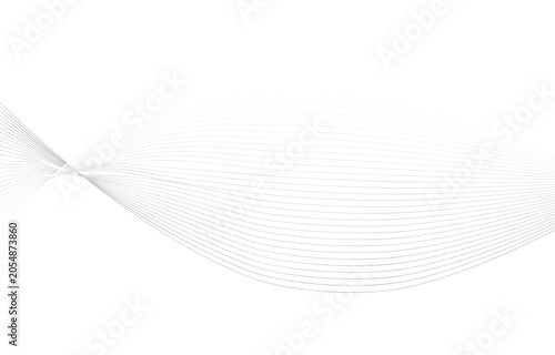 Abstract paper airplane flying in minimalist white space vector illustration