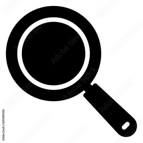 Schilderij op canvas Frying pan kitchen utensil icon