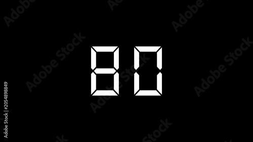 original digit counter. Digit counter from 0 to 80	
