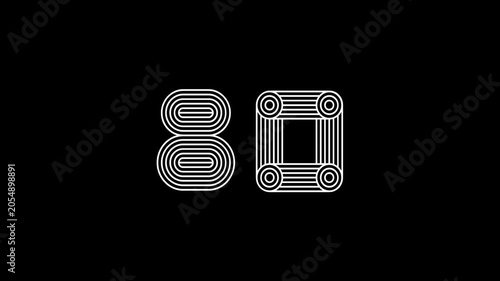 original digit counter. Digit counter from 0 to 80	
