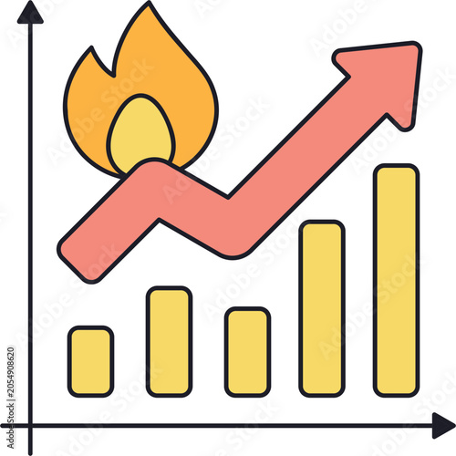 Inflation Spike Sticker