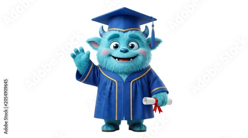 cute monster graduation day special celebration moment