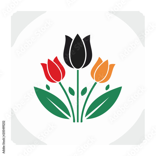 Tulip Flowers Graphic Design