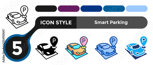 Tableau sur toile Smart Parking