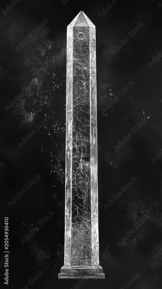 Naklejka premium Obelisk obelisk monument pillar.