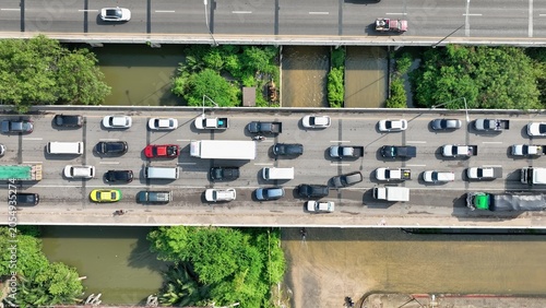 Photos Drone-captured traffic gridlock highlights inefficient infrastructure, peak-hour pressure, fragmented mobility planning, the urgency for data-driven traffic control, and long-term urban development
