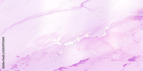 Soft pink marble texture background with purple veins and white highlights abstract design element for creative projects