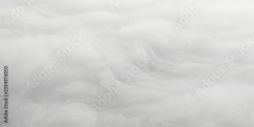 Tableau sur toile Cloudscape Abstract: Soft, undulating waves of white cloud create a serene and ethereal abstract texture, suggesting calm and spaciousness